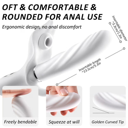 3-in-1 Rose Rabbit Vibrator with Thrusting & Licking – G-Spot & Clitoral Stimulator for Women & Couples